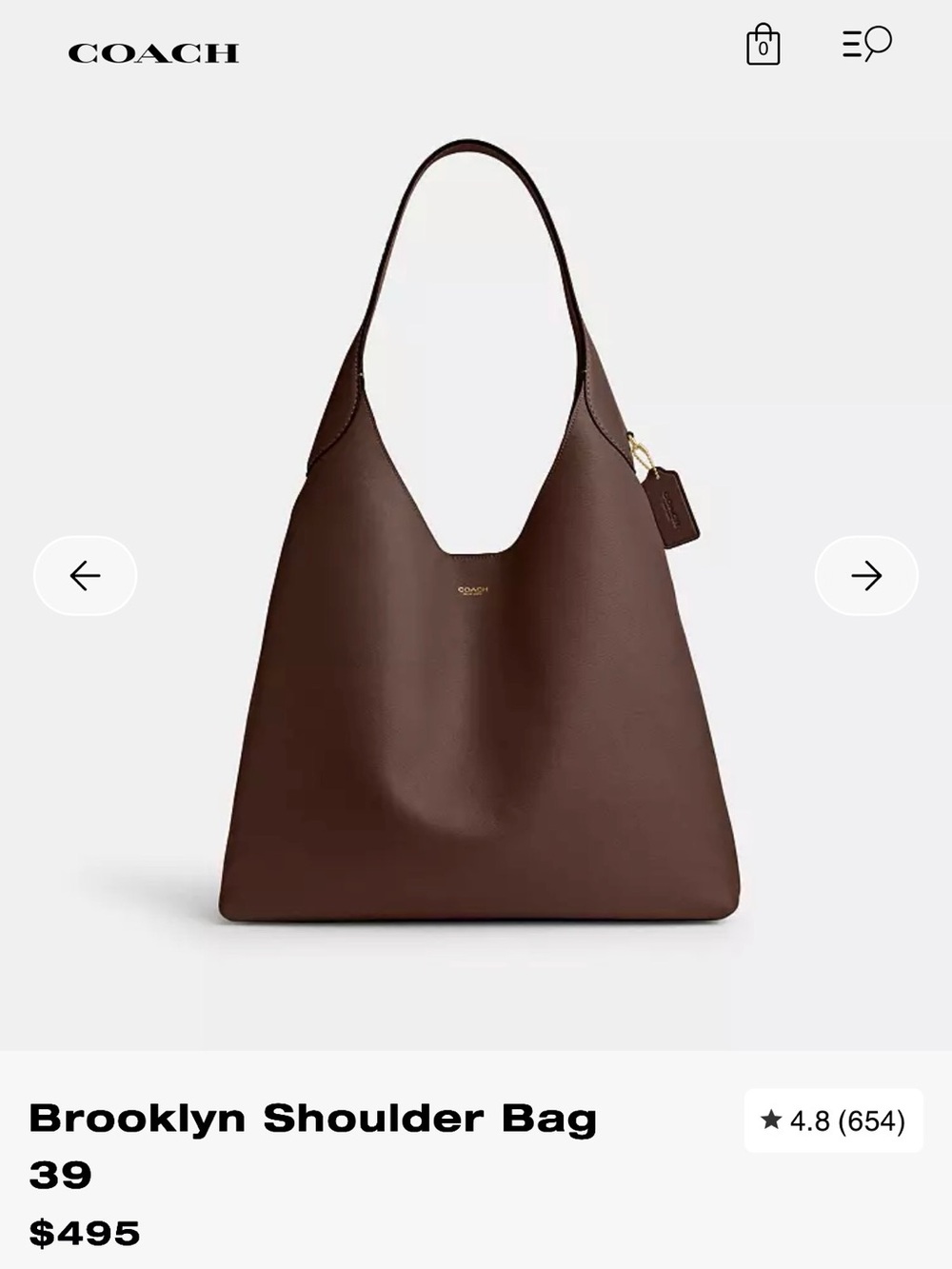 Coach- Brooklyn Shoulder Bag -39